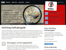 Tablet Screenshot of kafkabrigade.nl